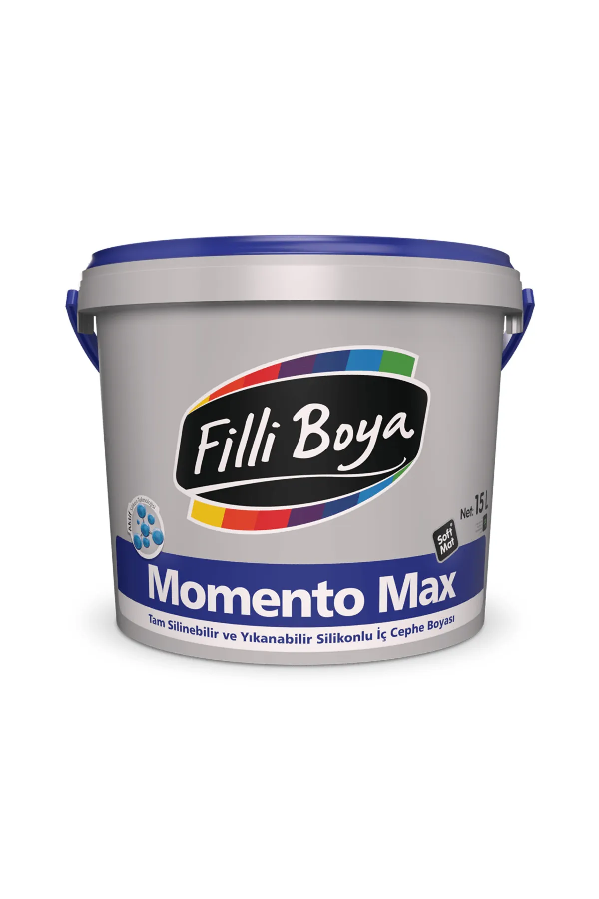 Filli Boya Momento Max 15 L İç Cephe Boyası Andezit 50 - Görsel 1
