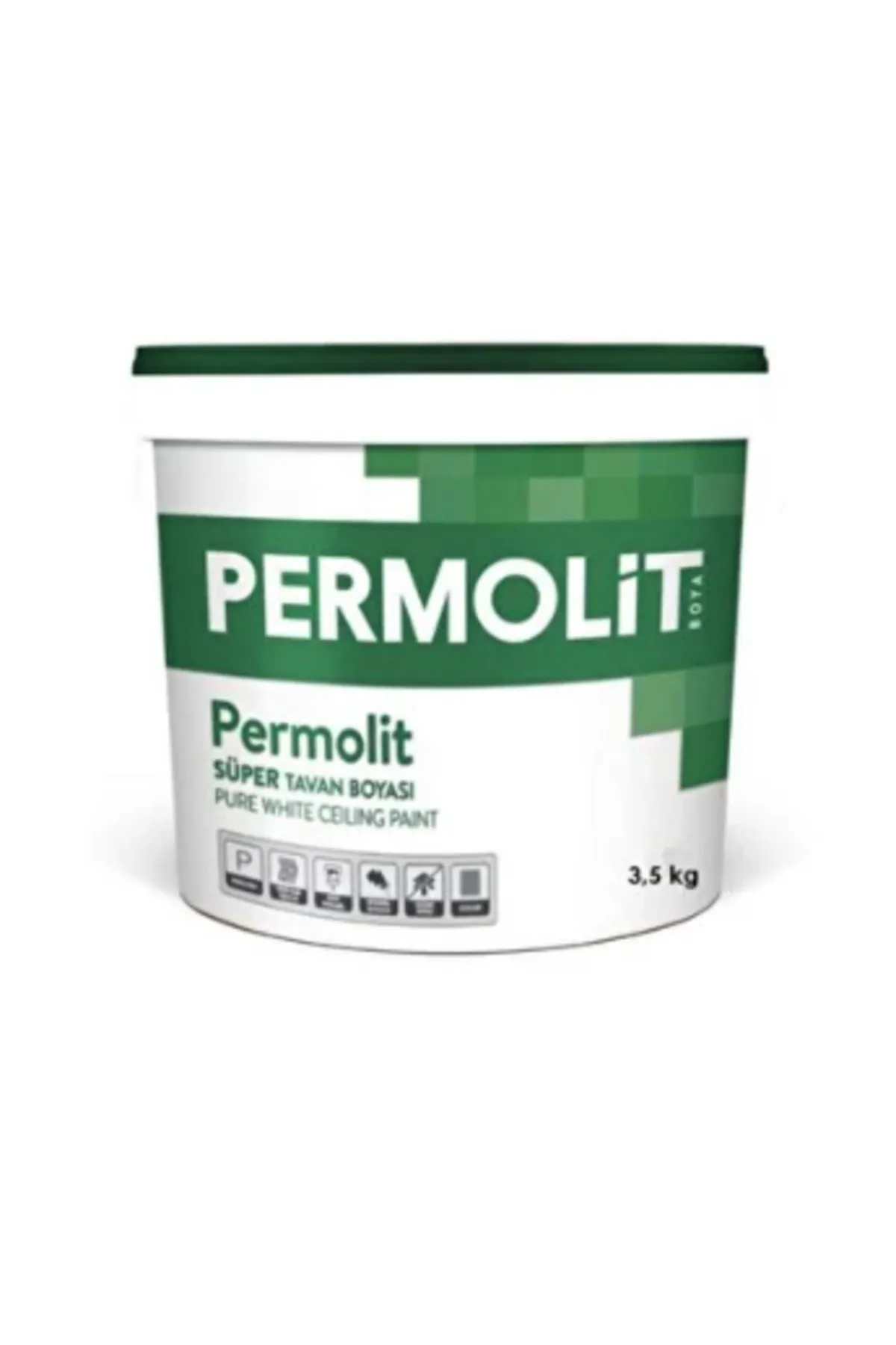 Permolit Süper Tavan Boyası 3,5 kg - Görsel 3