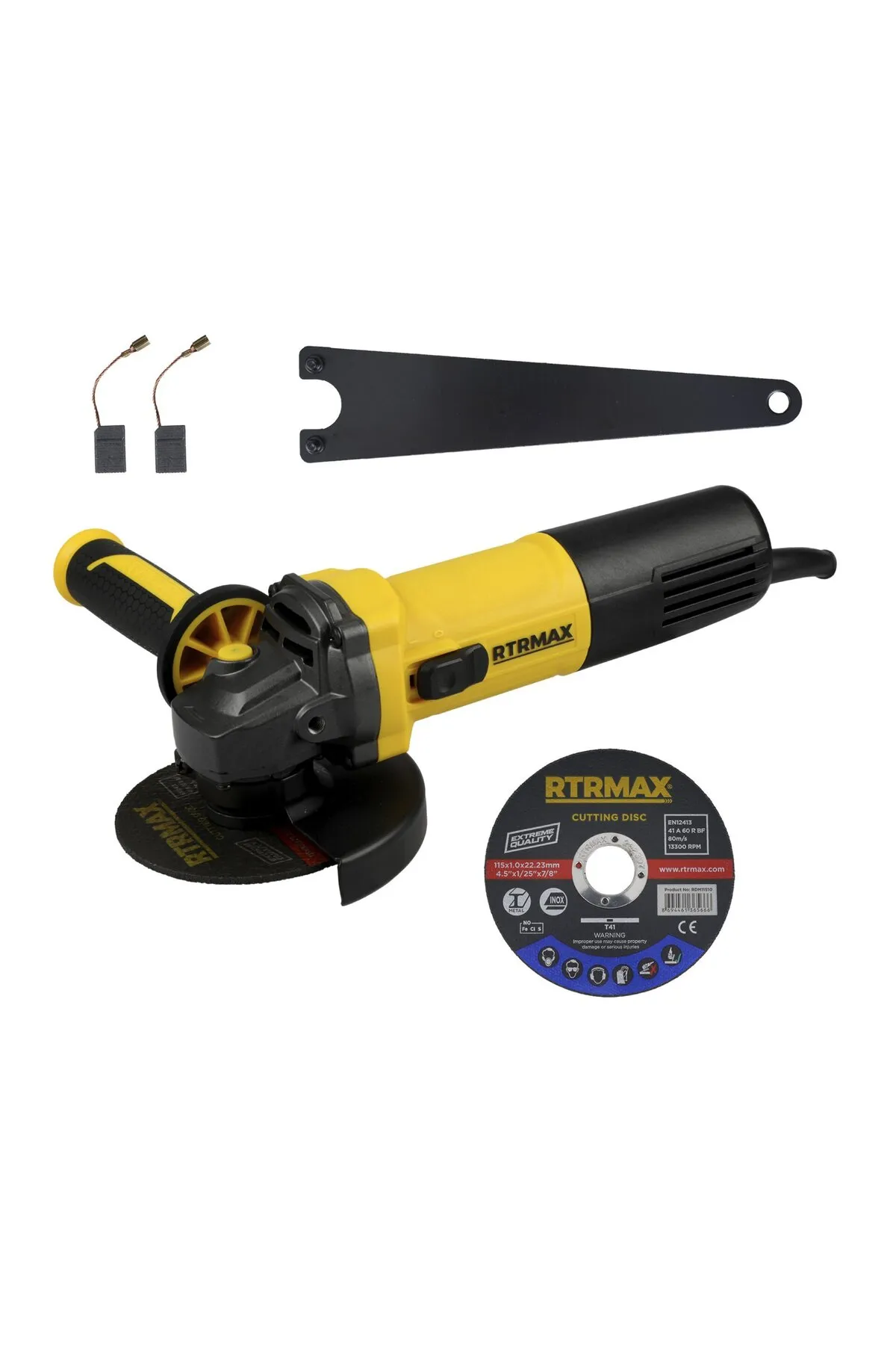 Rtrmax RTM1095 Avuç Taşlama Makinesi 125 mm 950 W Devir Ayarlı - Görsel 2